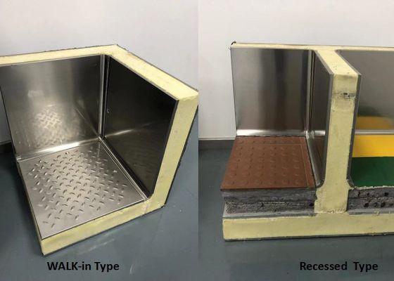 Kälte der Meeresfrüchte-42KG/M3 und Stahlfrucht-Kühlraum-Raum der Gefrierschrank-Raum-1.0mm 1.5mm