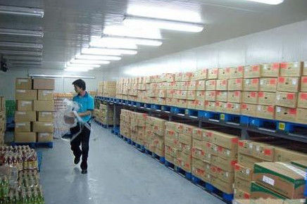 Rechtwinkliger Weg SS304 Platten-im industriellen Gefrierschrank-Raum Coldroom 200mm