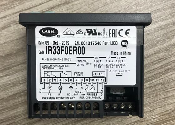 Gefrierschrank-Raum IR33SOER00 IR33FOSER00 Carel Temperature Controllers For Chiller