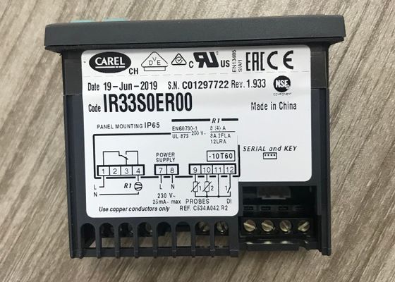 Gefrierschrank-Raum IR33SOER00 IR33FOSER00 Carel Temperature Controllers For Chiller